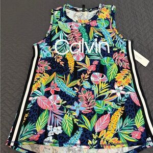 Calvin Klein Performance Floral Print Top